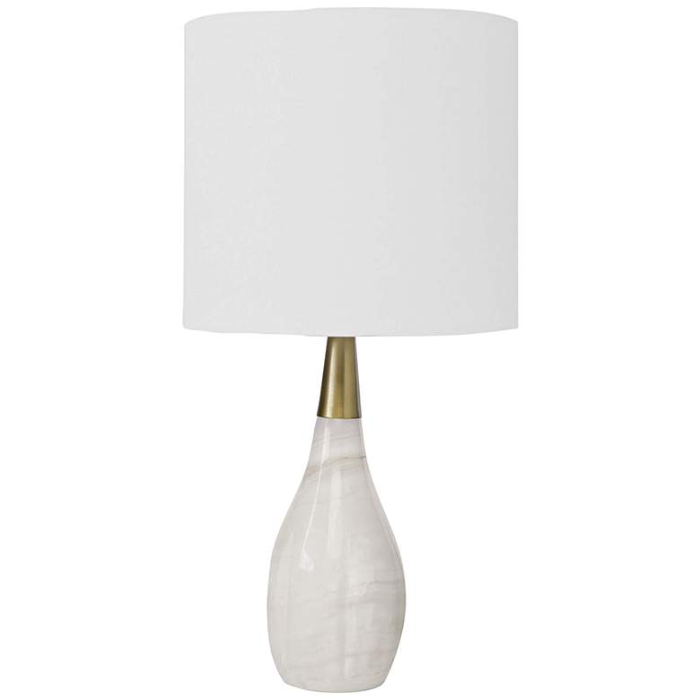 Image 1 Contessa Natural Alabaster 19 1/2 inch High Accent Table Lamp