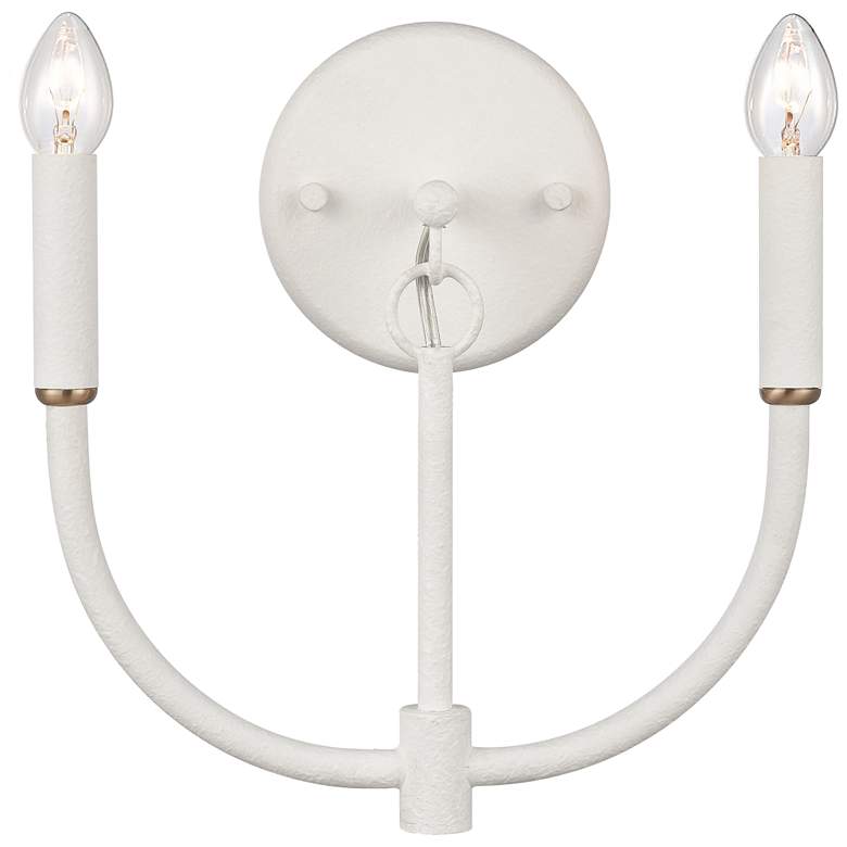 Image 1 Continuance 11 inch High 2-Light Sconce - White Coral
