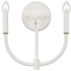 Continuance 11&quot; High 2-Light Sconce - White Coral