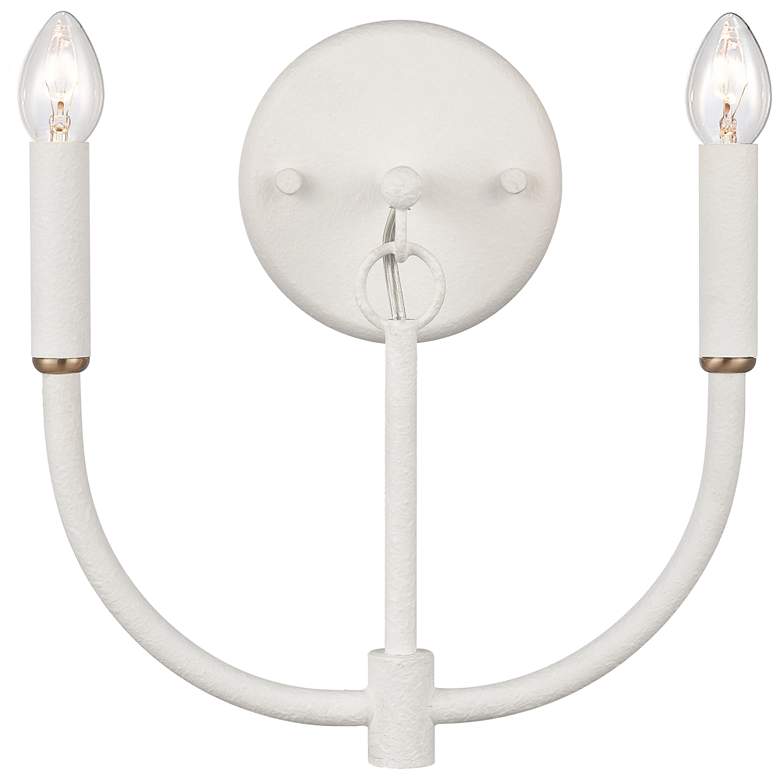 Image 1 Continuance 11" High White Coral 2-Light Wall Sconce