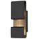 Contour 15"H Black Outdoor Wall Light by Hinkley Lighting