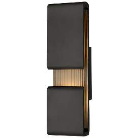 Image1 of Contour 22"H Black Outdoor Wall Light by Hinkley Lighting