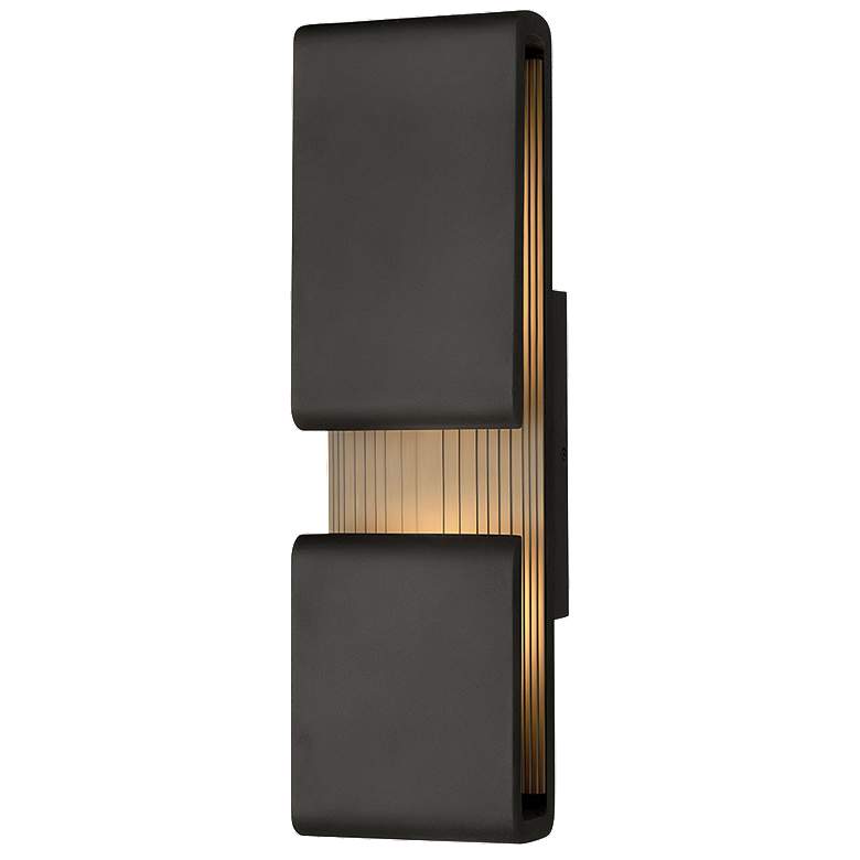 Image 1 Contour 22 inchH Black Outdoor Wall Light by Hinkley Lighting