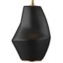 Contour 26" High Coal Black Ceramic LED Table Lamp by Kelly Wearstler