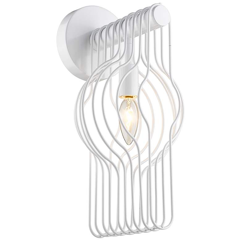 Image 1 Contour by Z-Lite White 1 Light Wall Sconce