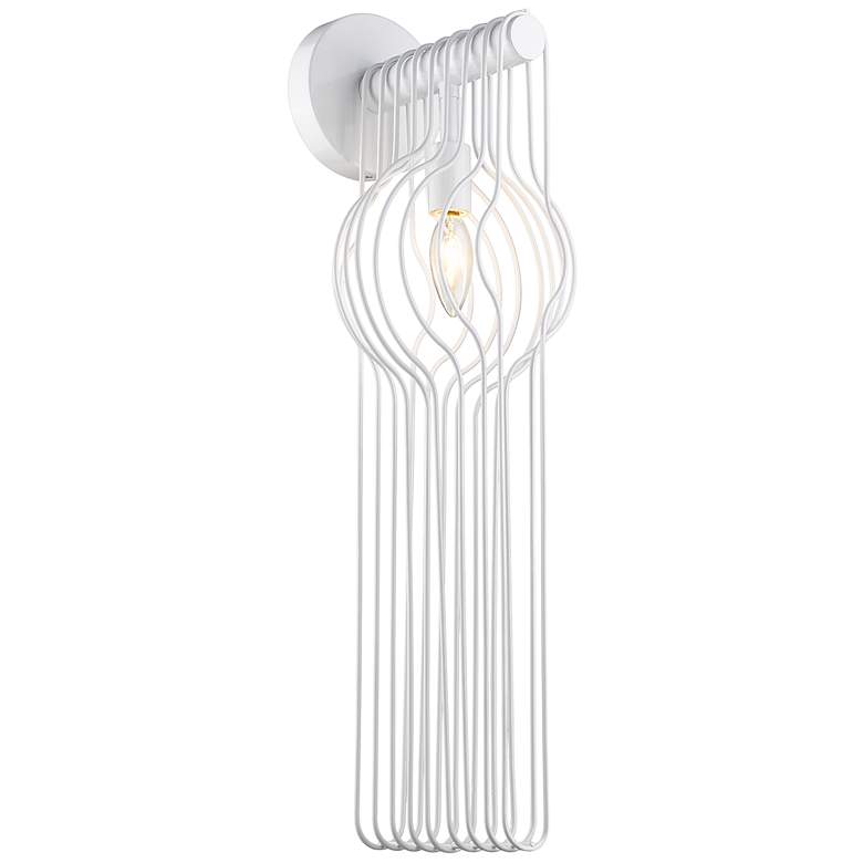 Image 1 Contour by Z-Lite White 1 Light Wall Sconce