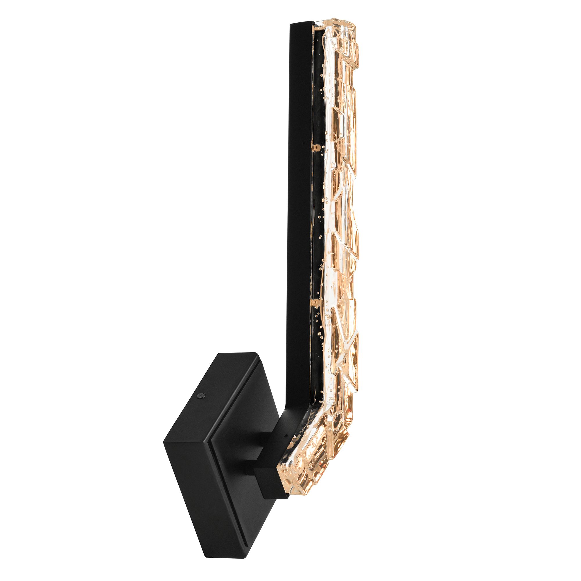 Image 2 Contour Integrated LED 19in Sand Black Indoor-Outdoor Wall Light more views