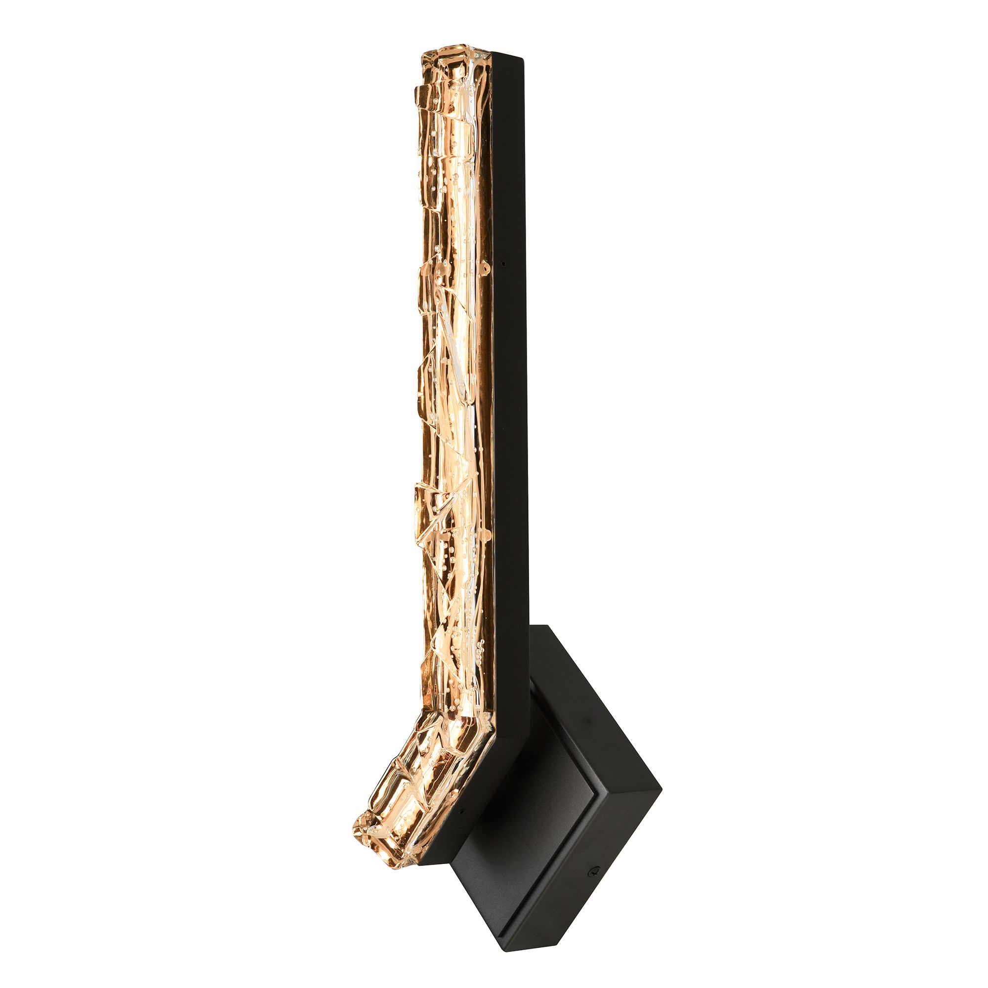 Image 4 Contour Integrated LED 19in Sand Black Indoor-Outdoor Wall Light more views