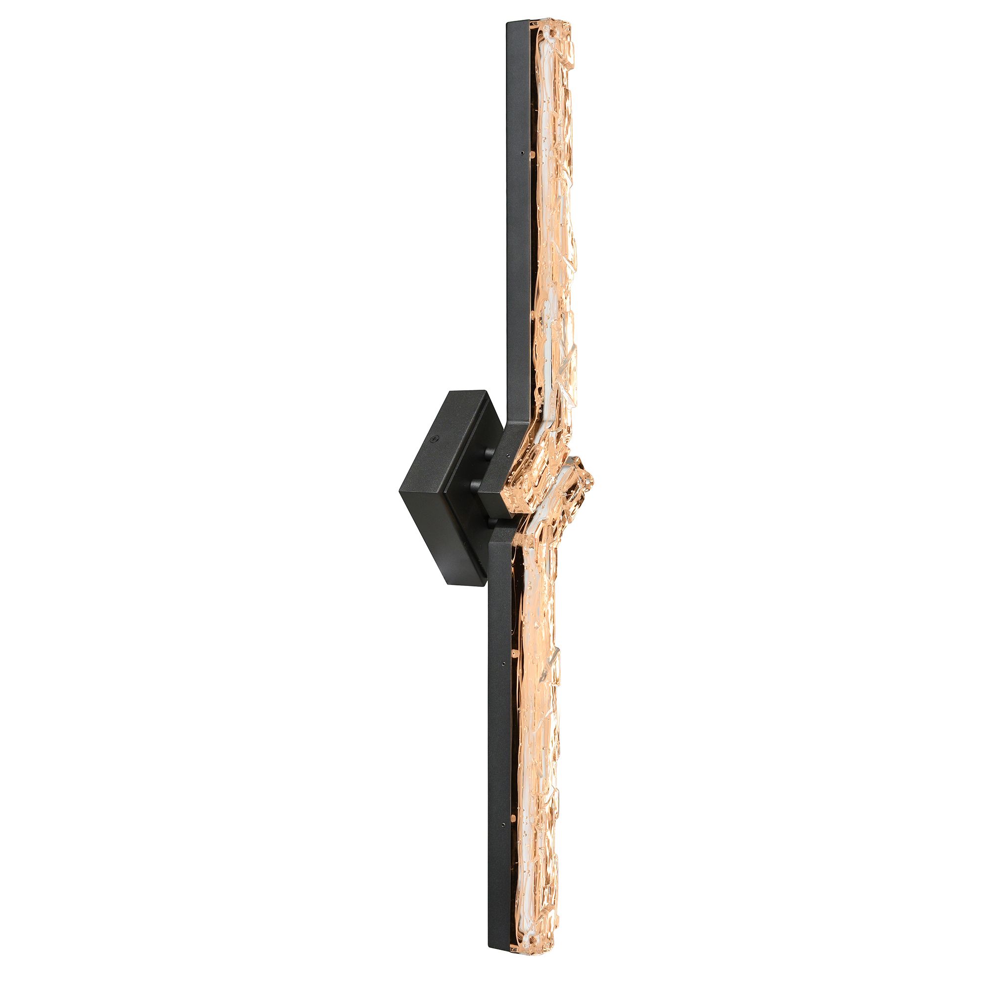 Image 2 Contour Integrated LED 33in Sand Black Indoor-Outdoor Wall Light more views