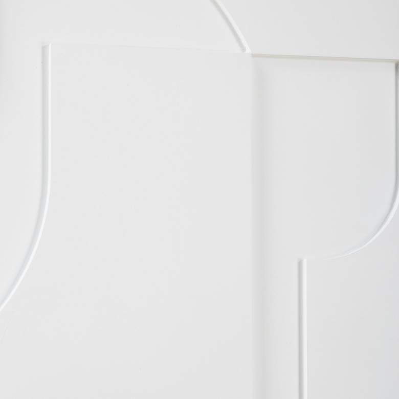 Image 6 Contours 24" Square White Wood 2-Piece Wall Decor Set more views