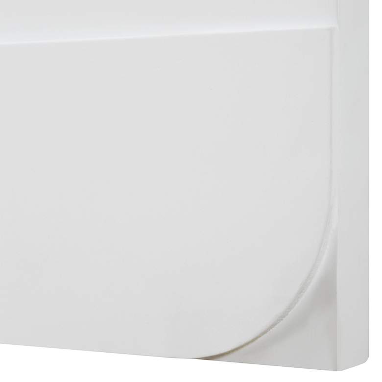 Image 7 Contours 24" Square White Wood 2-Piece Wall Decor Set more views