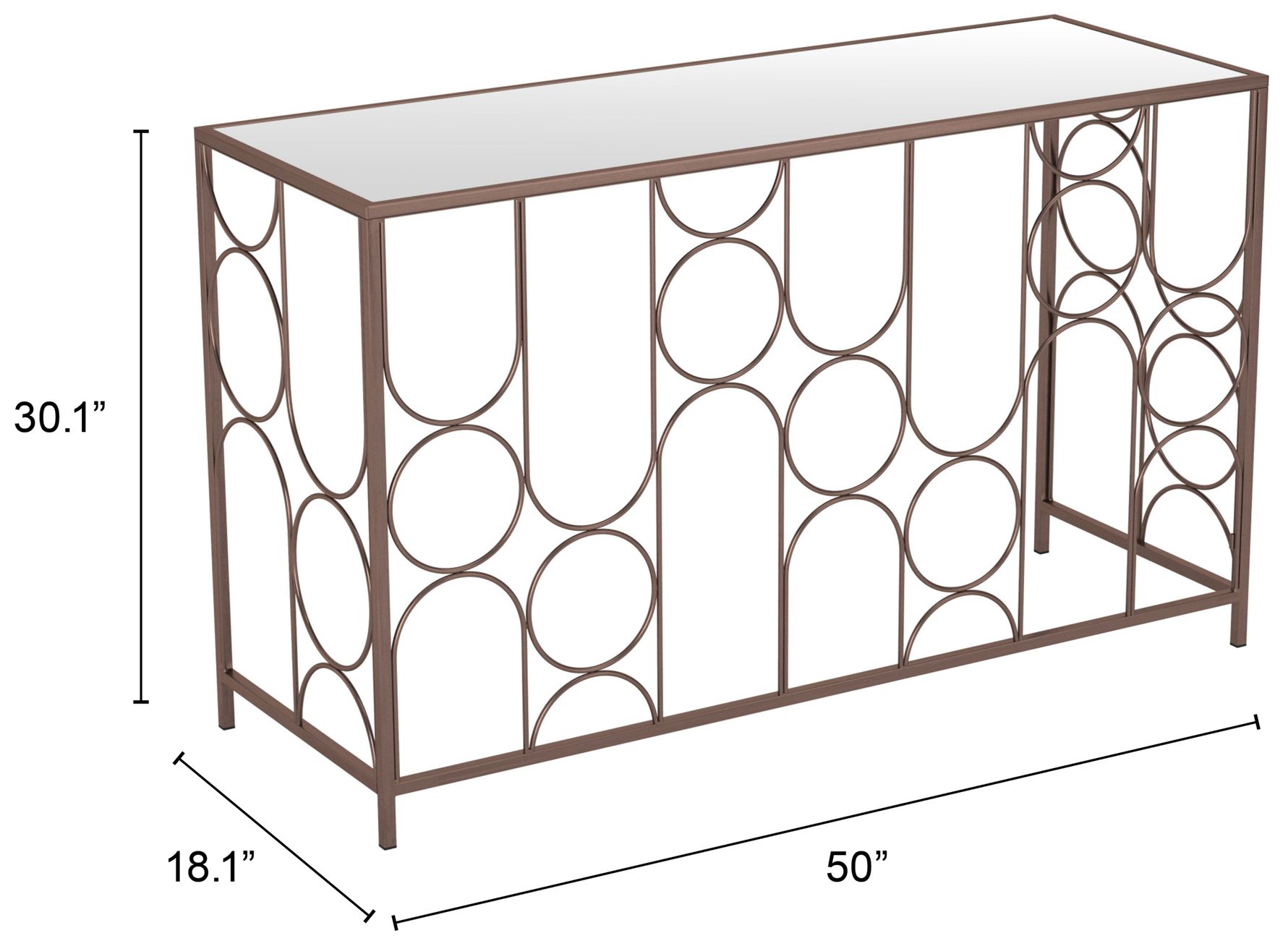 Image 6 Convale Console Table Bronze more views