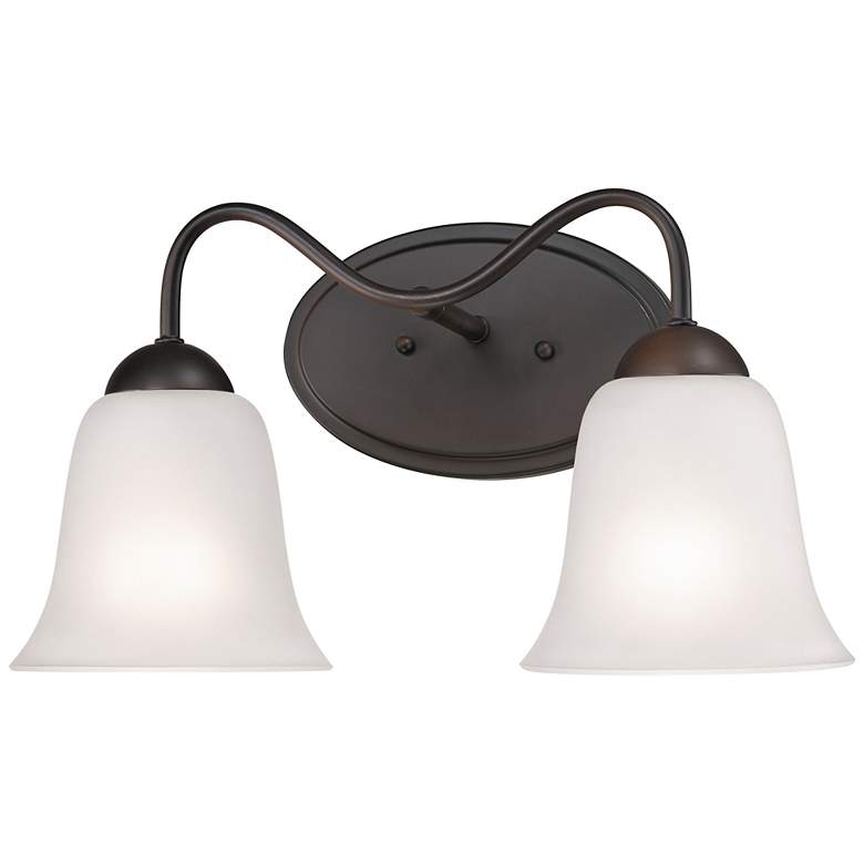 Image 1 Conway 15 inch Wide 2-Light Vanity Light - Oil Rubbed Bronze