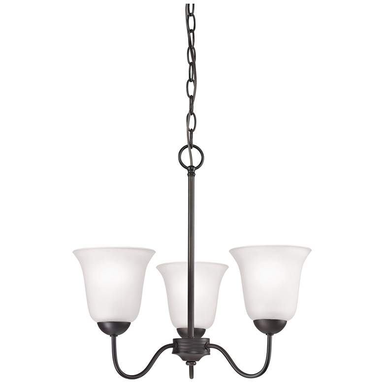 Image 1 Conway 19" Wide 3-Light Chandelier - Oil Rubbed Bronze
