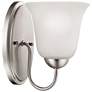Conway 9" High 1-Light Sconce - Brushed Nickel