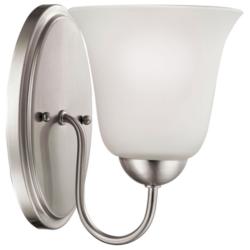 Conway 9&quot; High 1-Light Sconce - Brushed Nickel