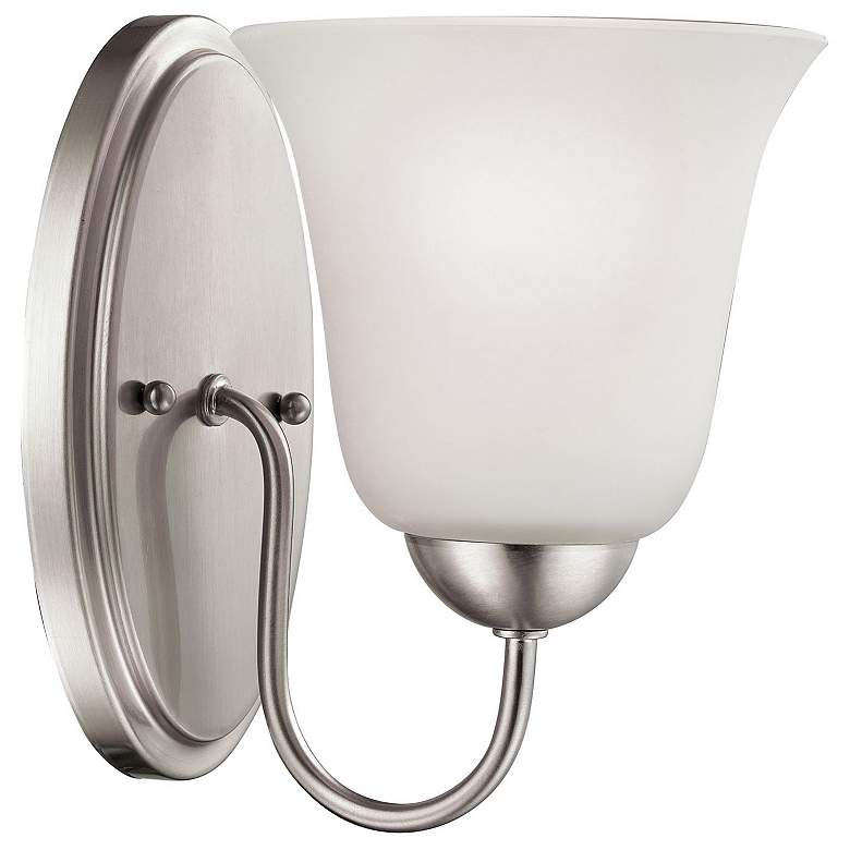 Image 1 Conway 9" High 1-Light Sconce - Brushed Nickel