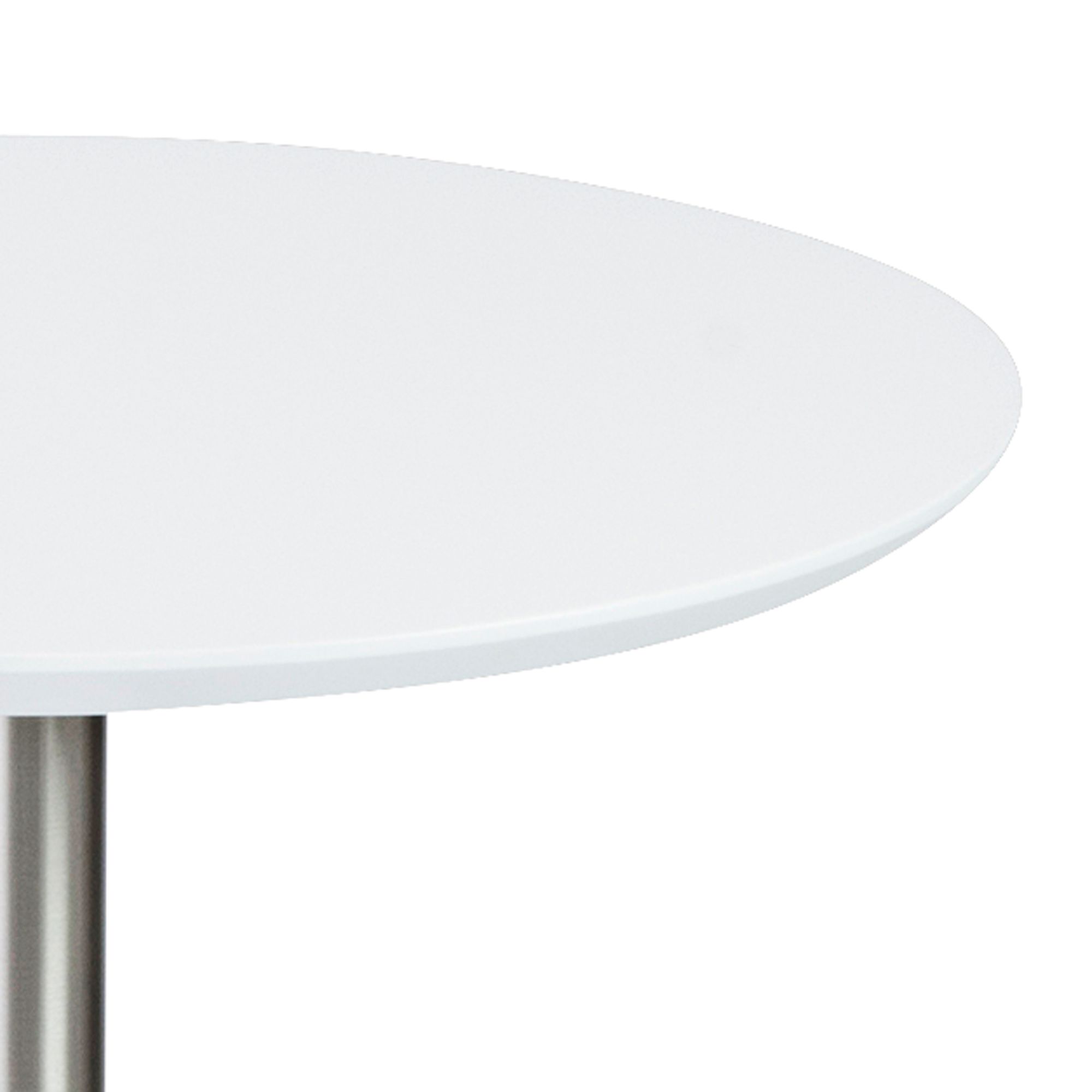 Image 2 Cookie 41 1/2" High White Contemporary Round Bar Table more views
