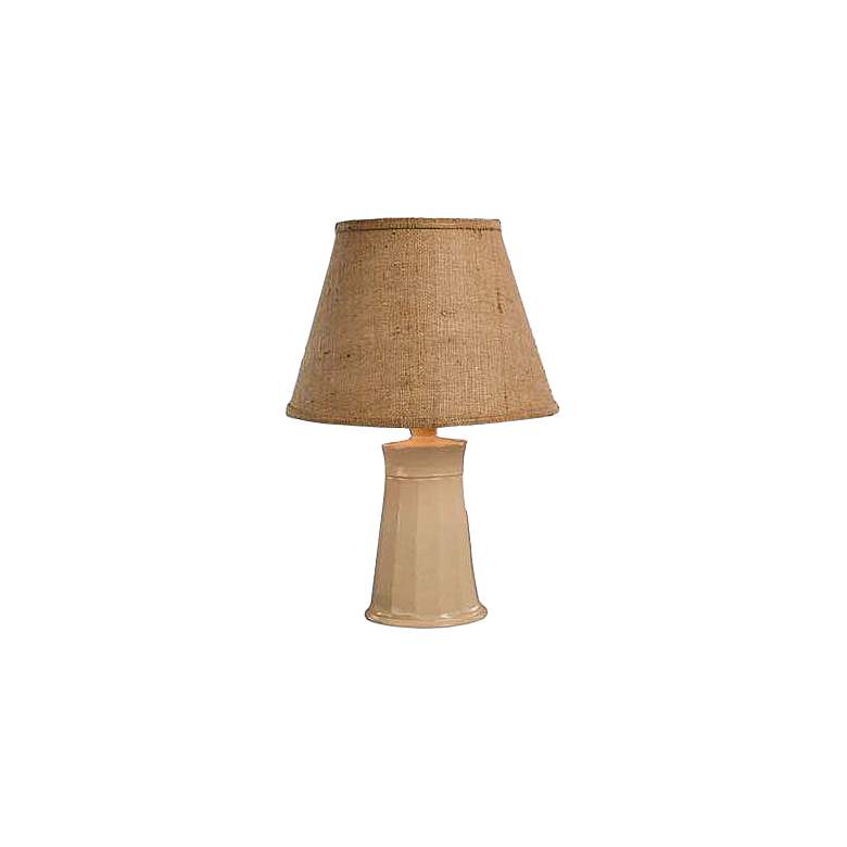 Image 1 Cookie Ivory Gloss Ceramic Accent Table Lamp