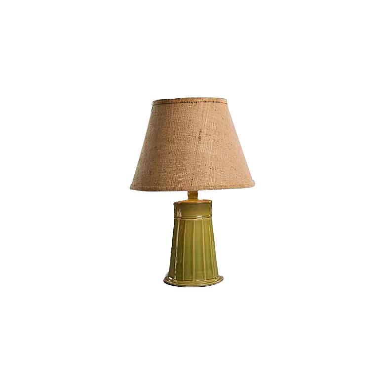 Image 1 Cookie Sea Foam Green Ceramic Accent Table Lamp