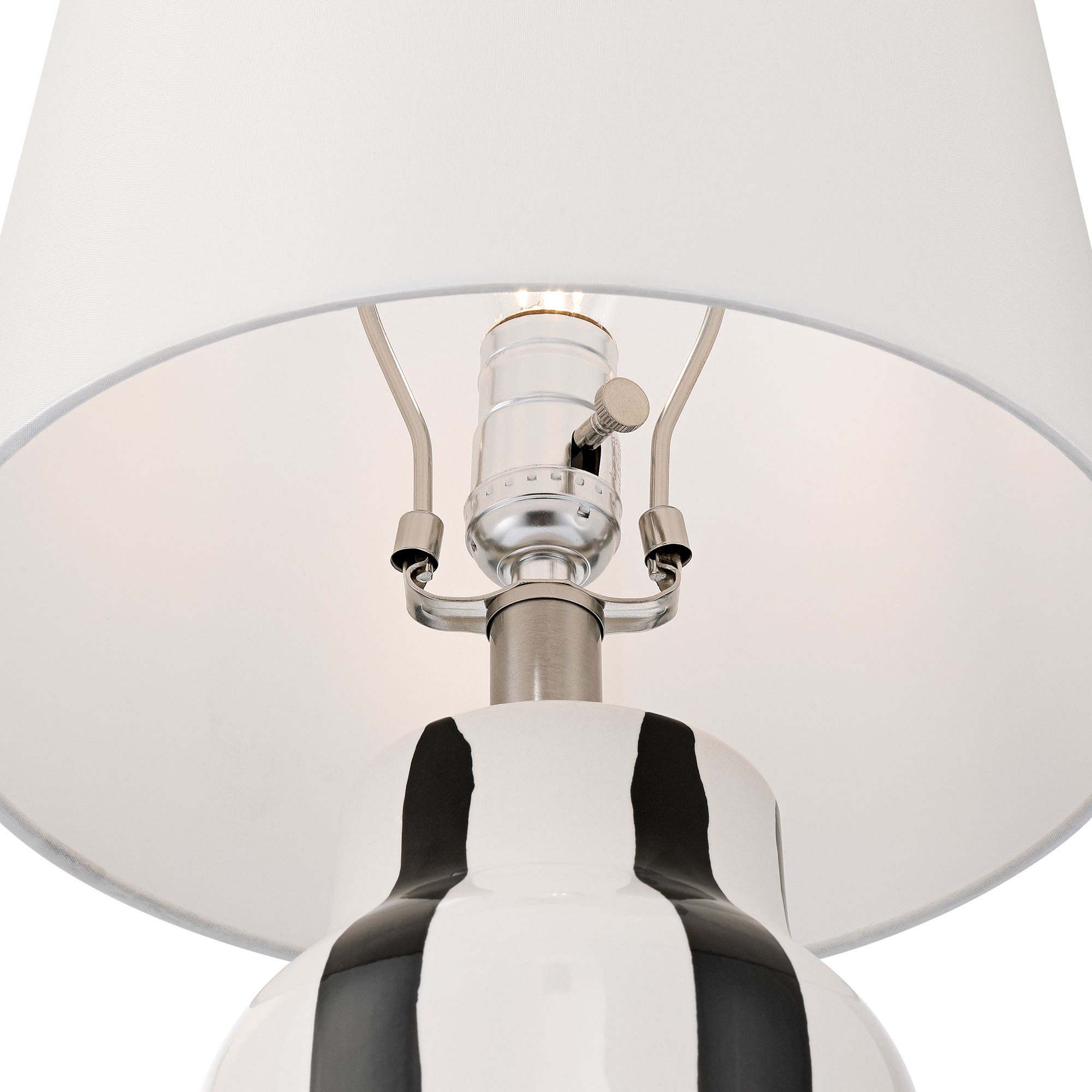 Image 4 Cookies and Cream 20 1/2 High Black and White Ceramic Table Lamp Set of 2 more views