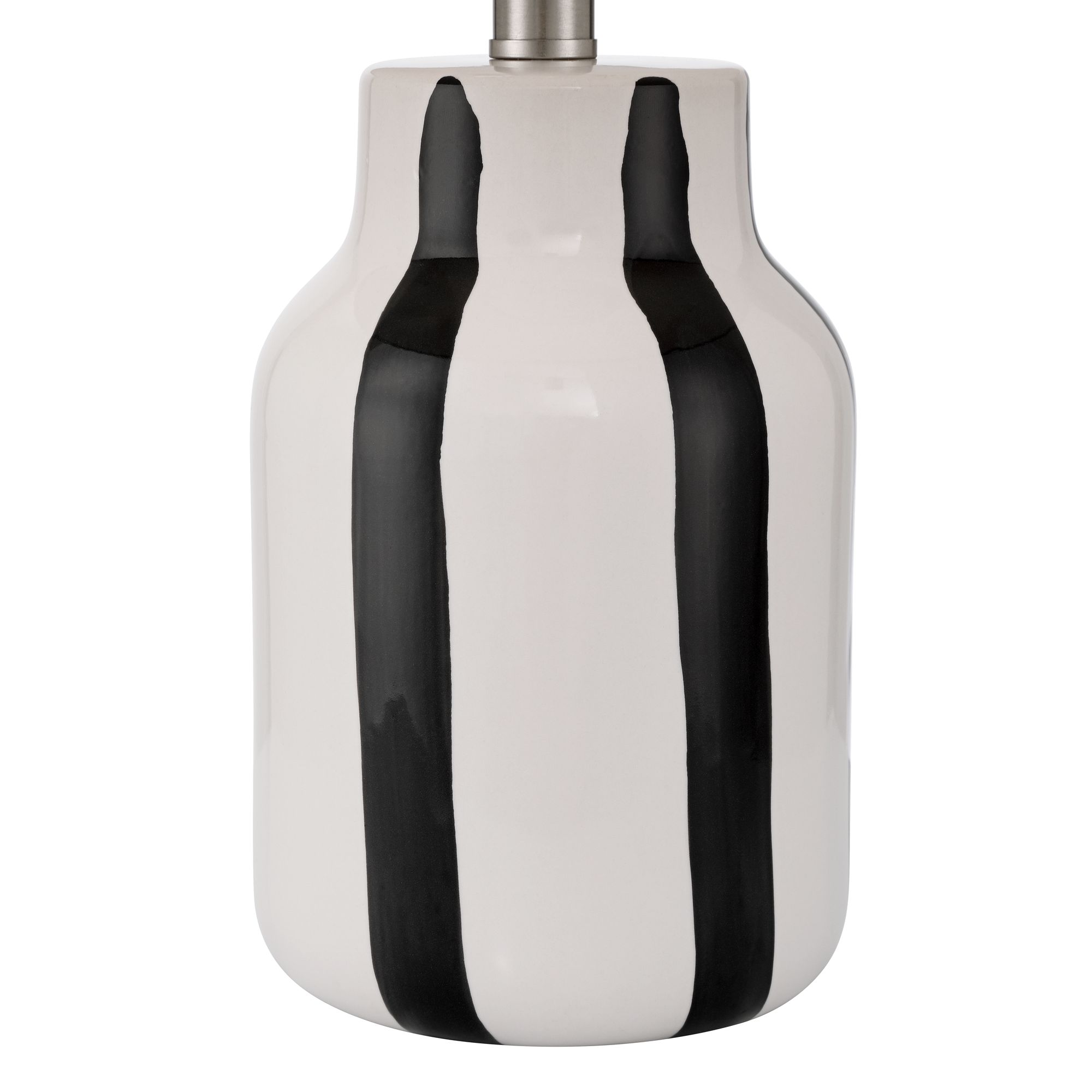 Image 7 Cookies and Cream 20 1/2 High Black and White Ceramic Table Lamp Set of 2 more views