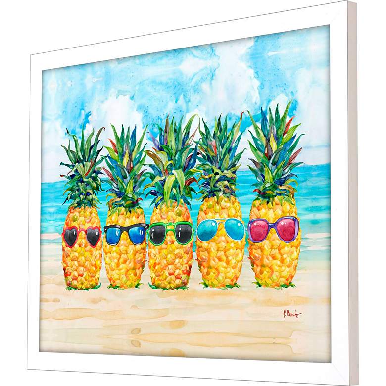 Image 5 Cool Kona Pineapple 33"W x 27"H Framed Art more views
