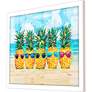 5_Cool Kona Pineapple 33"W x 27"H Framed Art more views