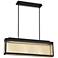 Coop 36"W Black and Gold LED Kitchen Island Light Pendant