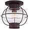 Cooper 10 1/2"H Copper Bronze Outdoor Ceiling Light