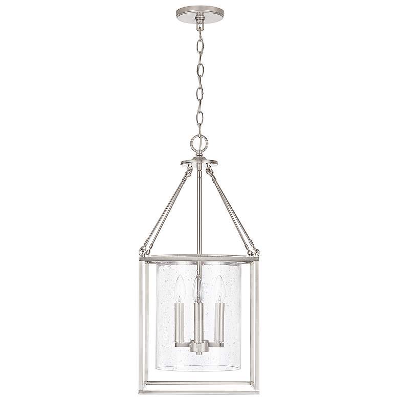 Image 1 Cooper 11 3/4" Wide Brushed Nickel 4-Light Mini Pendant