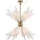 Cooper 32 1/4" Wide Aged Brass 24-Light LED Chandelier