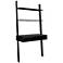 Cooper 36 3/4" Wide 2-Shelf Black Ladder Desk