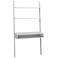 Cooper 36 3/4" Wide 2-Shelf White Ladder Desk
