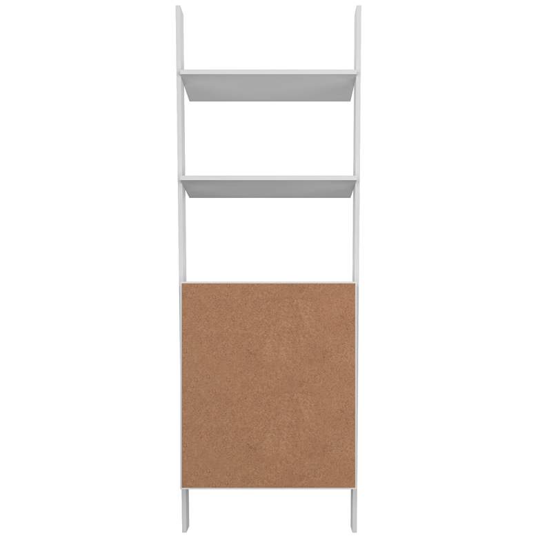 Image 6 Cooper 72 1/4" High 2-Shelf White Ladder Display Cabinet more views