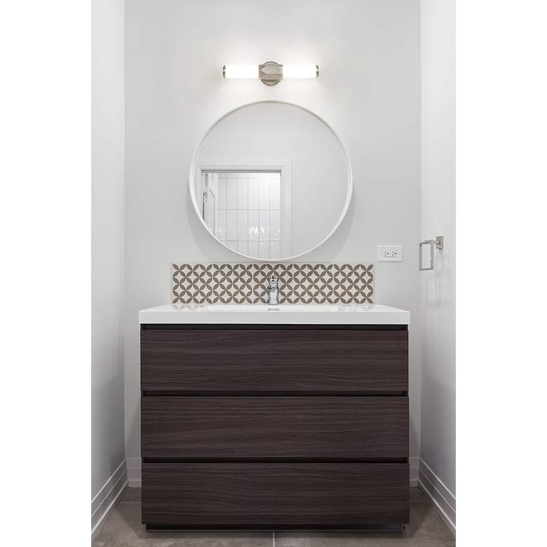 Image 2 Cooper by Z-Lite Brushed Nickel 1 Light Vanity more views