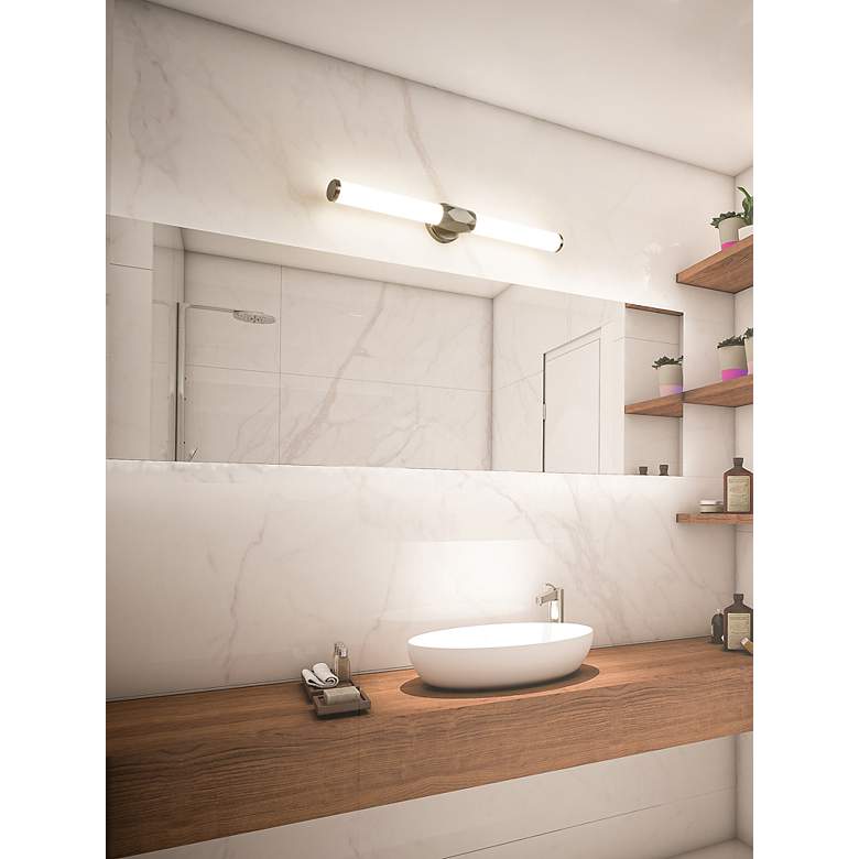 Image 3 Cooper by Z-Lite Brushed Nickel 1 Light Vanity more views