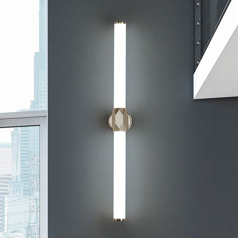 Image 1 Cooper by Z-Lite Brushed Nickel 1 Light Vanity