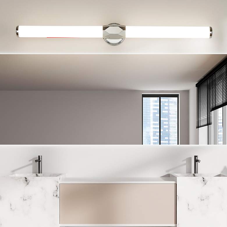 Image 1 Cooper by Z-Lite Chrome 1 Light Vanity