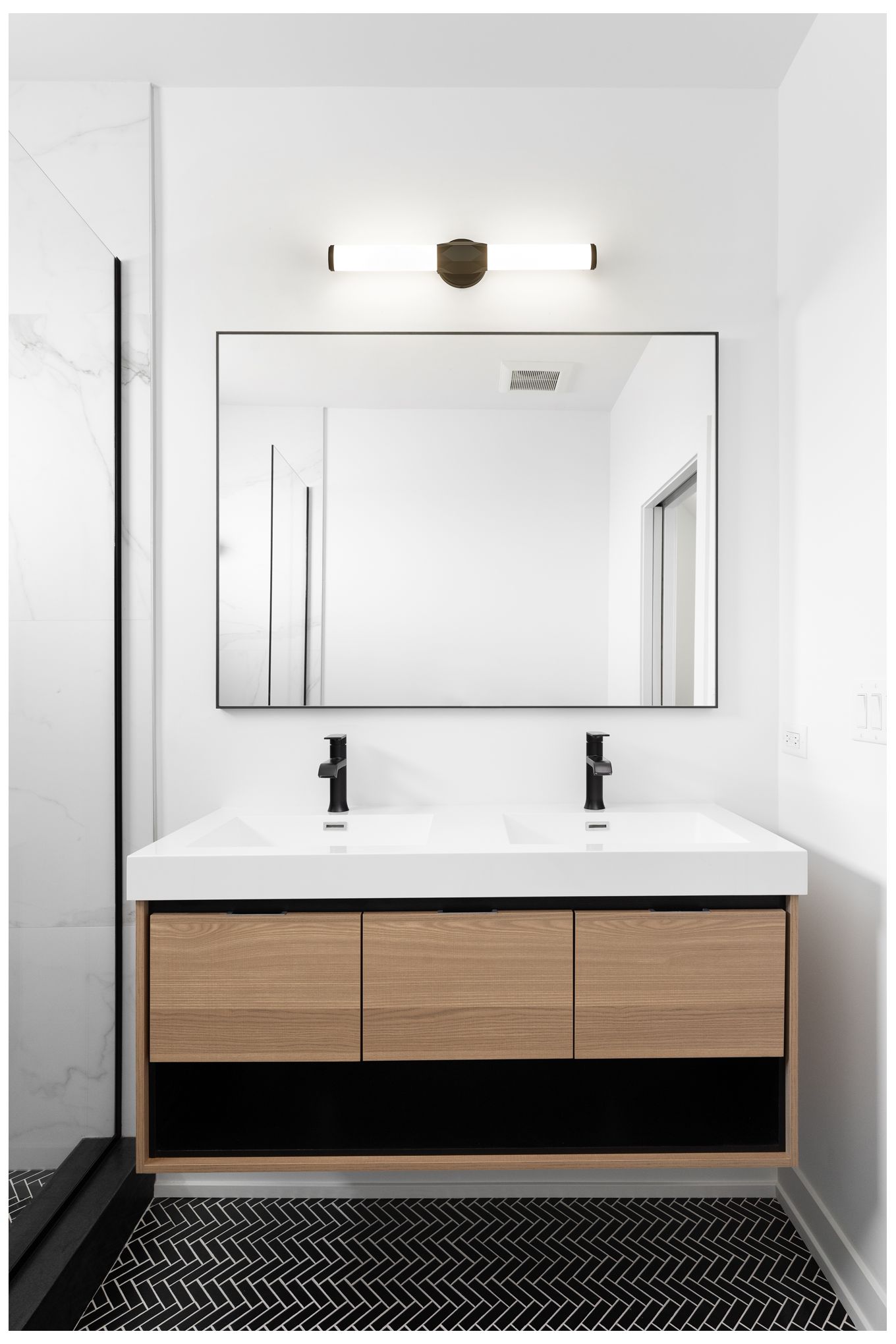 Image 3 Cooper by Z-Lite Matte Black 1 Light Vanity more views