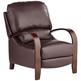 Image2 of Cooper Cantina Burgundy Faux Leather 3-Way Recliner