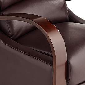 Image5 of Cooper Cantina Burgundy Faux Leather 3-Way Recliner more views
