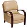 Cooper Celestial Fawn Faux Leather 3-Way Recliner Chair