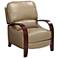 Cooper Celestial Oat Faux Leather 3-Way Recliner Chair