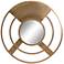 Cooper Classics Abbey Gold 36" Round Wall Mirror
