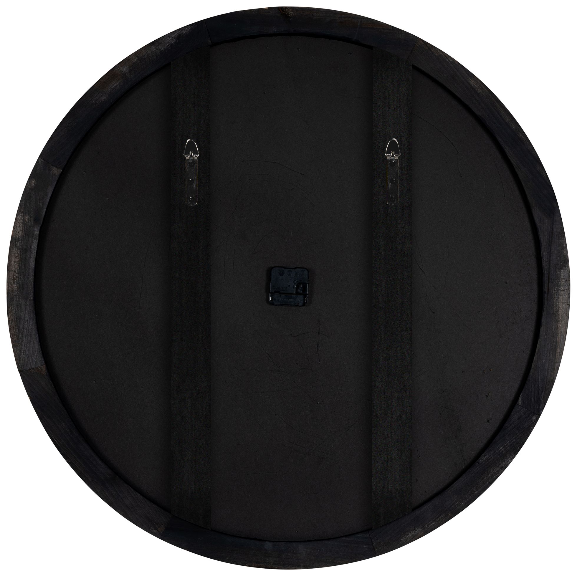 Cooper Classics Adalynn Matte Gray 32 1/2" Round Wall Clock