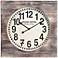 Cooper Classics Augusta 27" Wide Wood Wall Clock