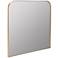 Cooper Classics Brendan 40" x 34" Gold Rectangular Wall Mirror