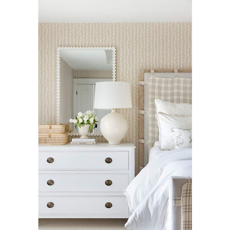 Image 2 Cooper Classics Bria Hammel White 30" x 45" Wall Mirror more views