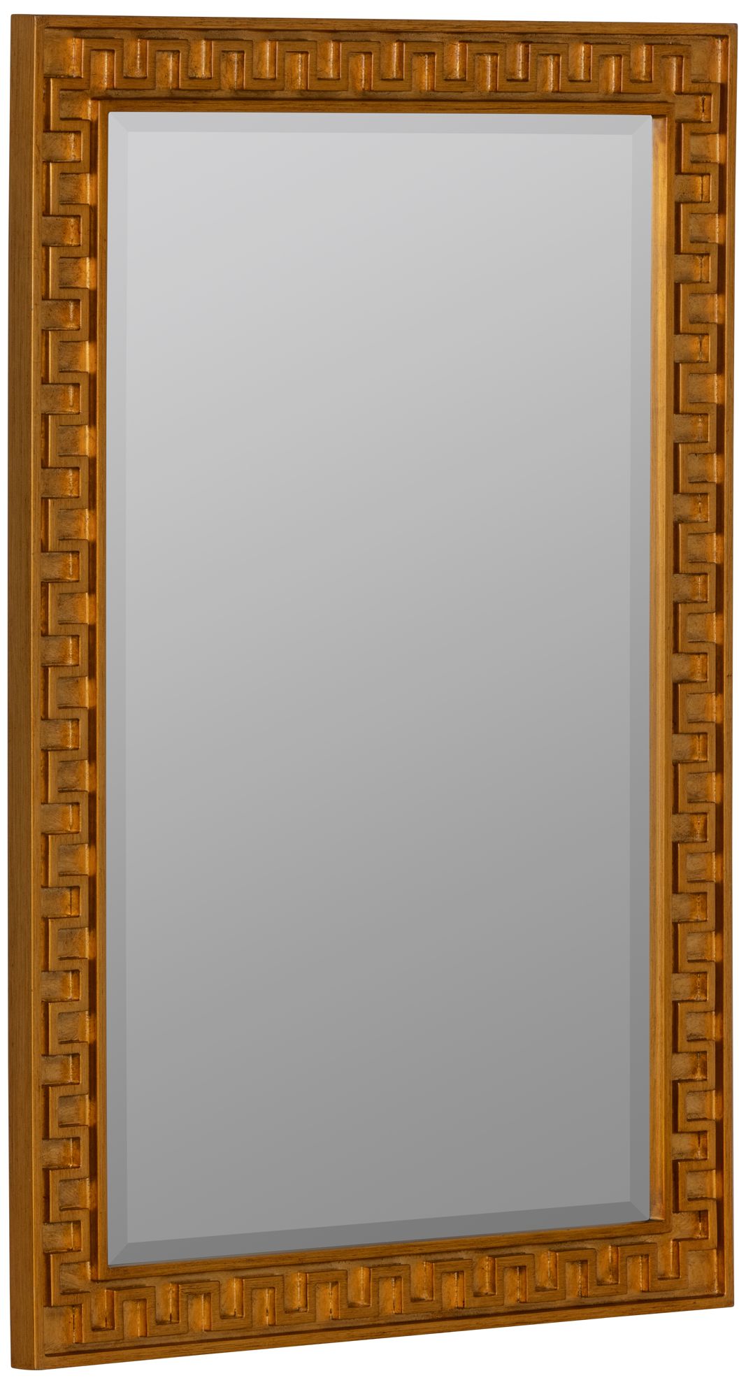 Image 3 Cooper Classics Brook 36" High Antique Gold Serpentine Wall Mirror more views